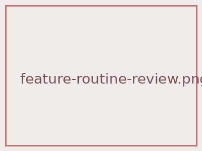 Routine review illustration